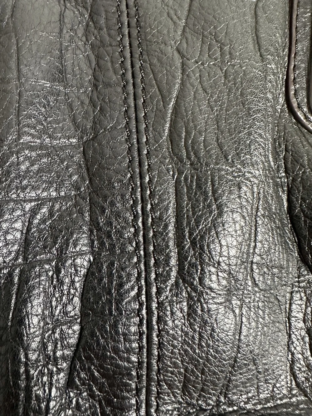 B Makowsky Black Leather Hobo Satchel Handbag - Picture 4 of 16